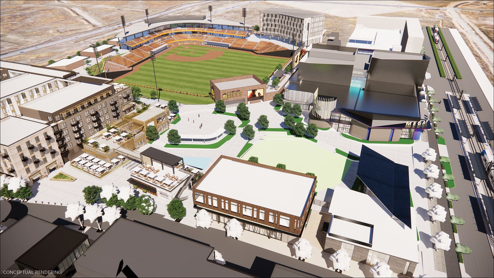 Here's where the Salt Lake Bees' new ballpark will be located in Daybreak